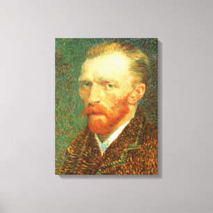 Vincent van Gogh - Van Gogh Zelfportret Canvas Afdruk