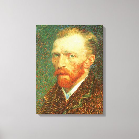 Vincent van Gogh - Van Gogh Zelfportret Canvas Afdruk (Voorkant)