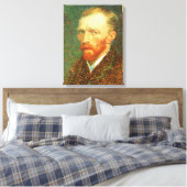 Vincent van Gogh - Van Gogh Zelfportret Canvas Afdruk (Insitu (Slaapkamer))