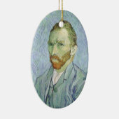 Vincent van Gogh - Van Gogh Zelfportret in het bla Keramisch Ornament (Rechts)