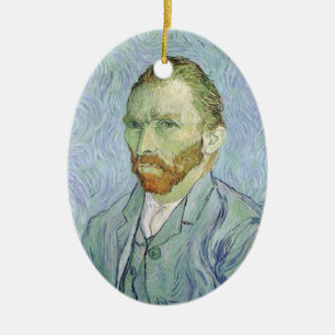 Vincent van Gogh - Van Gogh Zelfportret in het bla Keramisch Ornament