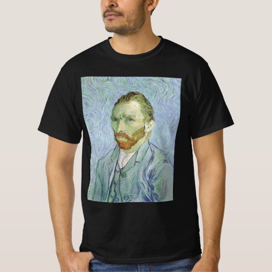 Vincent van Gogh - Van Gogh Zelfportret in het bla T-shirt (Voorkant)