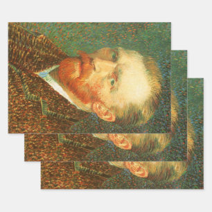 Vincent van Gogh - Van Gogh Zelfportret Inpakpapier Vel