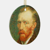 Vincent van Gogh - Van Gogh Zelfportret Keramisch Ornament (Rechts)