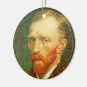 Vincent van Gogh - Van Gogh Zelfportret Keramisch Ornament (Links)