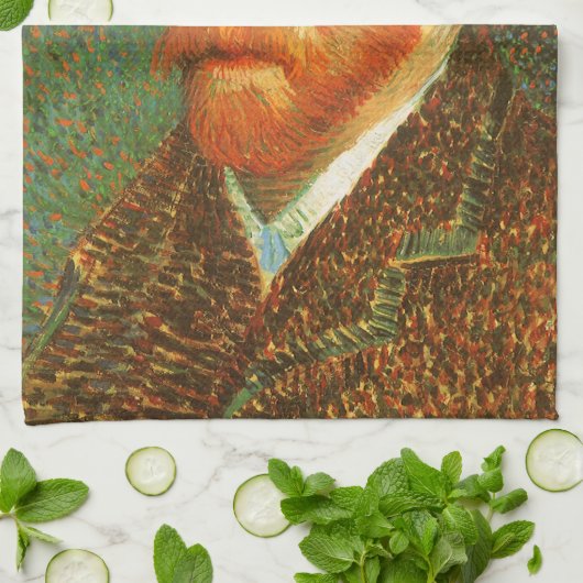Vincent van Gogh - Van Gogh Zelfportret Theedoek (Gevouwen)