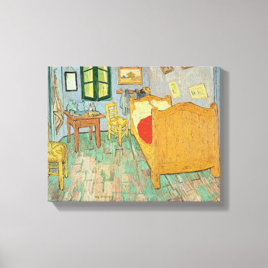 Vincent van Gogh | Van Gogh's slaapkamer in Arles Canvas Afdruk (Voorkant)