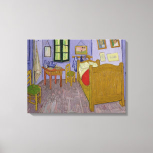 Vincent van Gogh Van Gogh's slaapkamer in Arles Canvas Afdruk