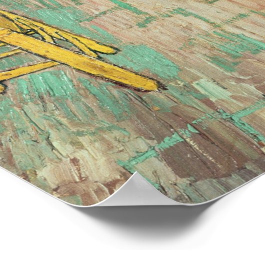 Vincent van Gogh | Van Gogh's slaapkamer in Arles Poster (Hoek)