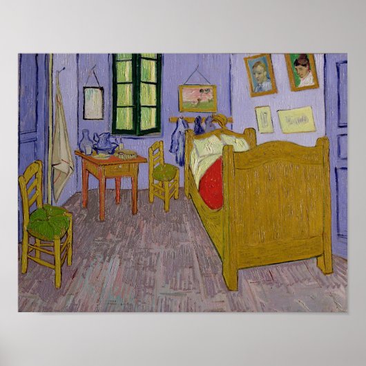 Vincent van Gogh | Van Gogh's slaapkamer in Arles Poster (Voorkant)