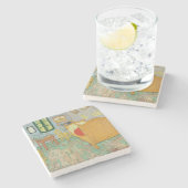 Vincent van Gogh | Van Gogh's slaapkamer in Arles Stenen Onderzetter (Zijkant)
