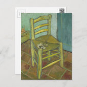 Vincent Van Gogh - Van Gogh's stoel met Pipe Briefkaart (Voorkant / Achterkant)