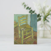 Vincent Van Gogh - Van Gogh's stoel met Pipe Briefkaart (Staand voorkant)