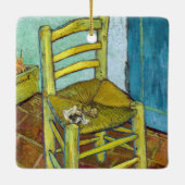 Vincent van Gogh - Van Gogh's voorzitter Keramisch Ornament (Achterkant)