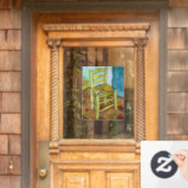 Vincent van Gogh - Van Gogh's voorzitter Raamsticker (Huis Deur)