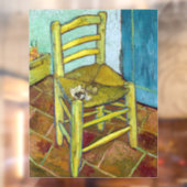 Vincent van Gogh - Van Gogh's voorzitter Raamsticker (Vel 2)