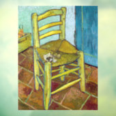 Vincent van Gogh - Van Gogh's voorzitter Raamsticker (Vel 3)