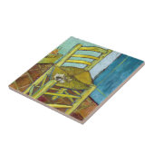 Vincent van Gogh - Van Gogh's voorzitter Tegeltje (Zijkant)