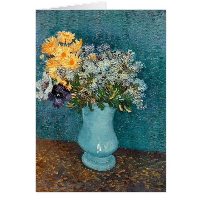 Vincent van Gogh | Vase bloemen 1887 (Voorkant)