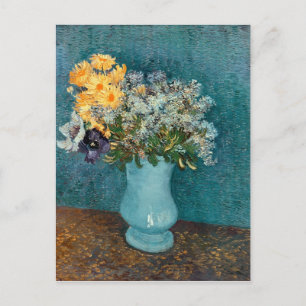 Vincent van Gogh   Vase bloemen 1887 Briefkaart