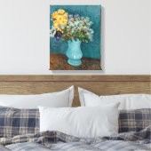 Vincent van Gogh | Vase bloemen 1887 Canvas Afdruk (Insitu (Slaapkamer))