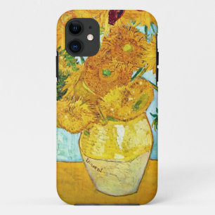 Vincent van Gogh - Vase met 12 zonnebloemen iPhone Case-Mate iPhone Case