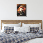 Vincent Van Gogh - Vase met anjers - Fine Art Canvas Afdruk (Insitu (Slaapkamer))