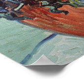 Vincent Van Gogh - Vase met bloemen en flessen, Poster (Hoek)