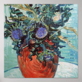 Vincent Van Gogh - Vase met bloemen en flessen, Poster (Voorkant)