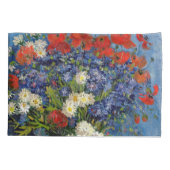 Vincent van Gogh - Vase met Cornbloemen en papaver Kussensloop (Achterkant)