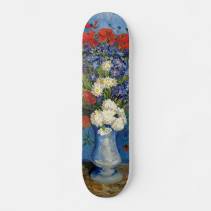 Vincent van Gogh - Vase met Cornbloemen en papaver Persoonlijk Skateboard