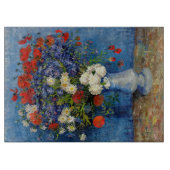 Vincent van Gogh - Vase met Cornbloemen en papaver Snijplank (Voorkant)