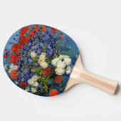 Vincent van Gogh - Vase met Cornbloemen en papaver Tafeltennisbatje (Zijkant)