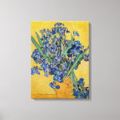 Vincent van Gogh - Vase met Irises Canvas Afdruk (Voorkant)