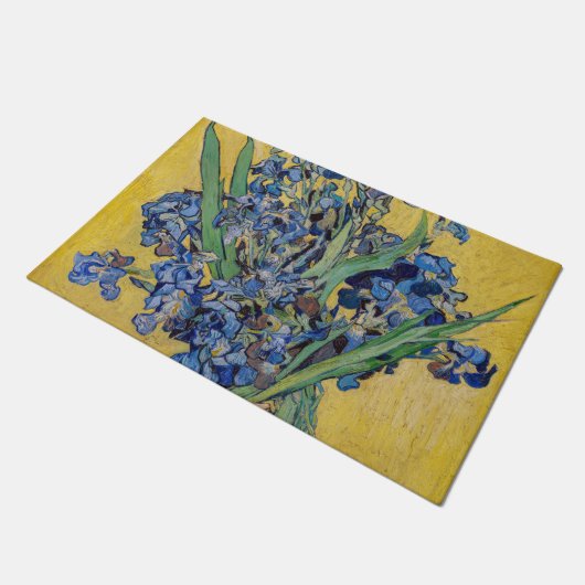Vincent van Gogh - Vase met Irises Deurmat (Schuin)