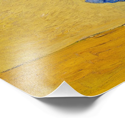 Vincent van Gogh - Vase met Irises Foto Afdruk (Hoek)