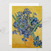 Vincent van Gogh - Vase met Irises Kaart (Voorkant / Achterkant)