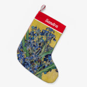 Vincent van Gogh - Vase met Irises Kleine Kerstsok (Voorkant (Hangend))