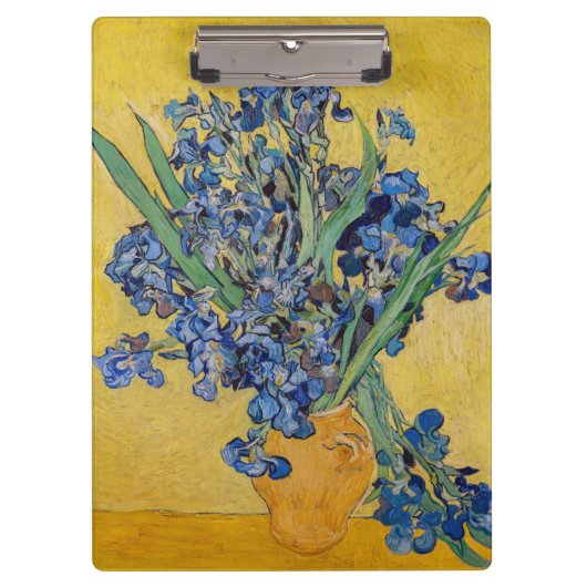 Vincent van Gogh - Vase met Irises Klembord (Voorkant)