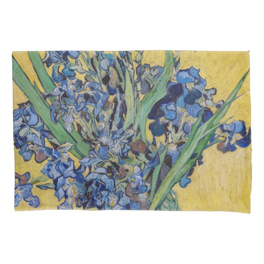 Vincent van Gogh - Vase met Irises Kussensloop (Voorkant)