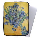 Vincent van Gogh - Vase met Irises Laptop Sleeve<br><div class="desc">Vase with Irises,  Yellow Background - Vincent van Gogh,  Oil on Canvas,  1890,  Saint-Remy</div>