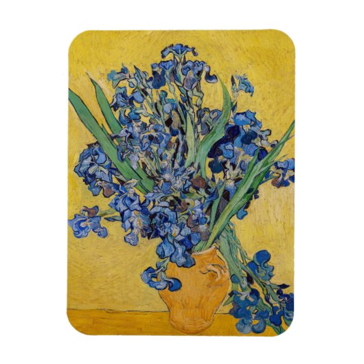 Vincent van Gogh - Vase met Irises Magneet (Verticaal)