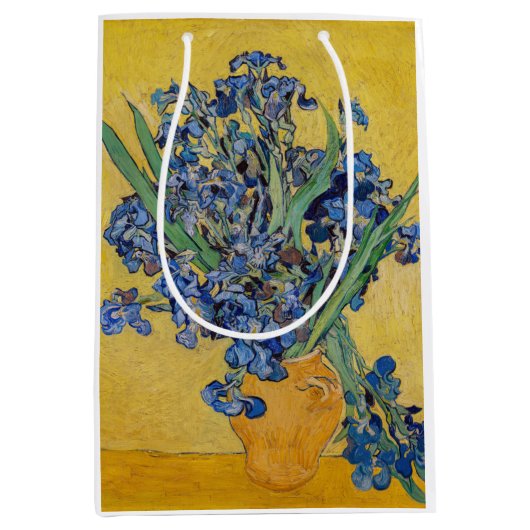 Vincent van Gogh - Vase met Irises Medium Cadeauzakje (Voorkant)