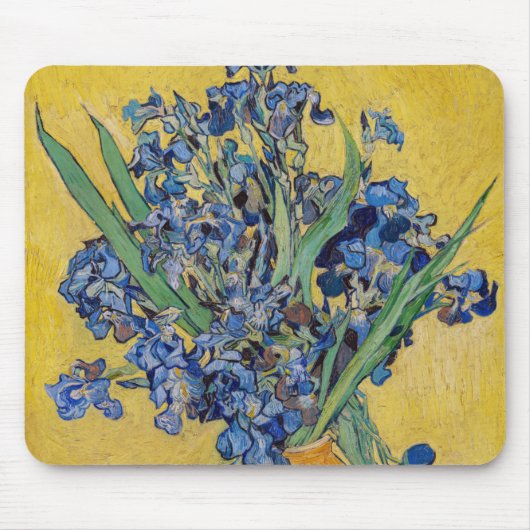 Vincent van Gogh - Vase met Irises Muismat (Voorkant)