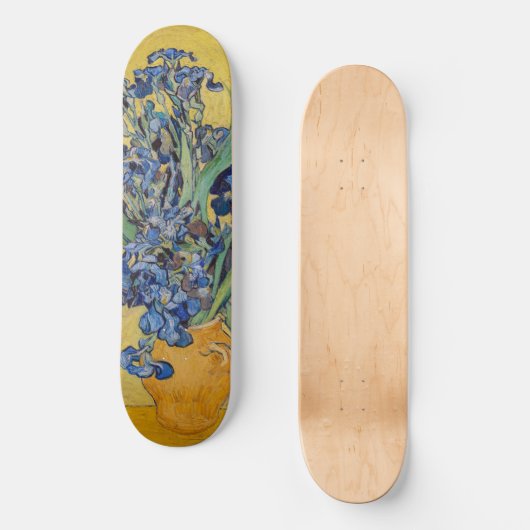 Vincent van Gogh - Vase met Irises Persoonlijk Skateboard (Voorkant)