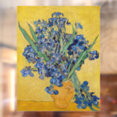 Vincent van Gogh - Vase met Irises Raamsticker (Vel 2)