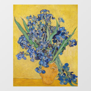 Vincent van Gogh - Vase met Irises Raamsticker