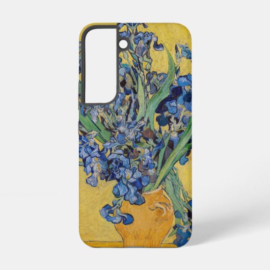 Vincent van Gogh - Vase met Irises Samsung Galaxy Hoesje (Achterkant)