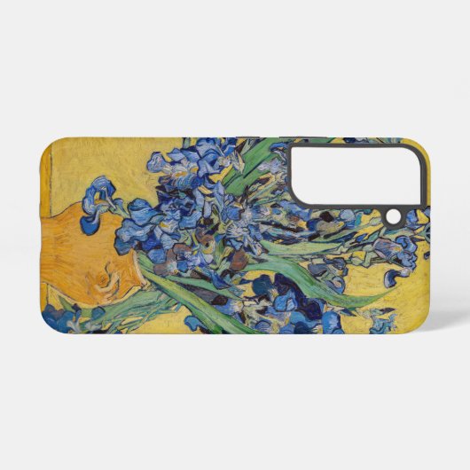 Vincent van Gogh - Vase met Irises Samsung Galaxy Hoesje (Achterkant horizontaal)