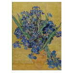 Vincent van Gogh - Vase met Irises Snijplank<br><div class="desc">Vase with Irises,  Yellow Background - Vincent van Gogh,  Oil on Canvas,  1890,  Saint-Remy</div>
